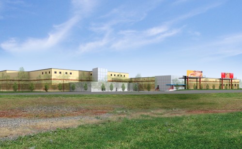 Exterior overview of the Carteret, N.J. Colocation Data Center Expansion 