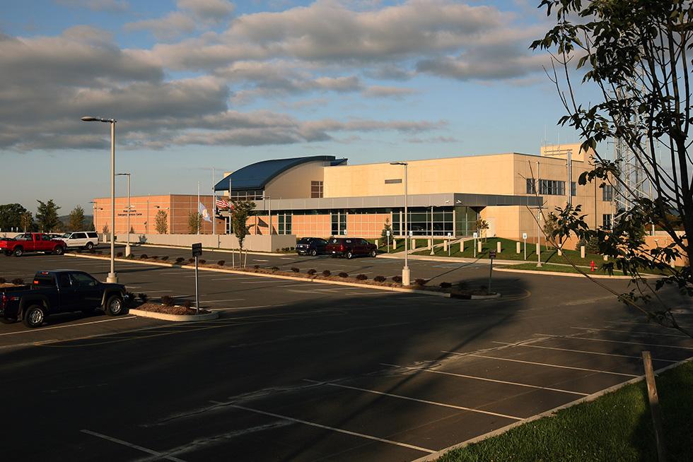 Exterior view of new emergency operations facility