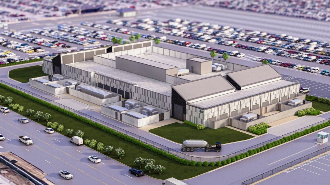 SIGMA7 rendering of the FedEx Memphis Hub Generator and Substation